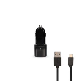 Cargador de Coche Contact USB-C (1 m) Negro