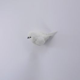 DKD Home Decor Figura de Navidad Pájaro Alpino de Espuma y Pluma Blanco Marrón 6x8x10 cm (2 Unidades) DKD Home Decor Figura de Navidad Pájaro Alpino de Espuma y Pluma Blanco Marrón 6x8x10 cm (2 Unidades)