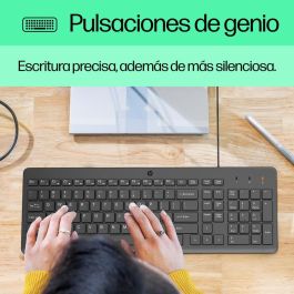 HP Teclado y Ratón con Cable HP 150 240J7AA, Combo de Accesorios USB para Ordenador