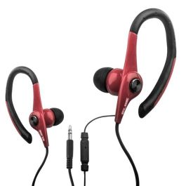 Elbe AU-107-MIC Auriculares Deportivos con Micrófono Protección IPX4 para Entrenamiento y Ocio
