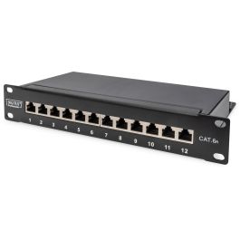 Digitus Panel de Parcheo Cat.6A Blindado, 12 Puertos, 10 Pulgadas, Negro Precio: 51.79000013. SKU: B1ES3HGXJB