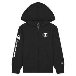Chaqueta Deportiva para Hombre Champion Full Zip Logo Boy Negro