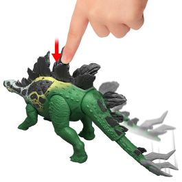 Mattel Jurassic World Dinosaurio Stegosaurus Figura de Acción Gigantic Trackers Jkl85 35.6cm