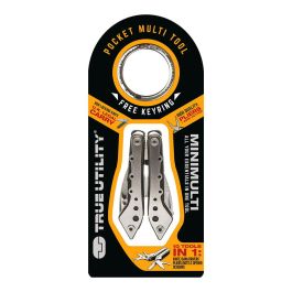 True Multiherramienta 10 en 1 de Acero Inoxidable con Tijeras, Cuchillo y Alicates