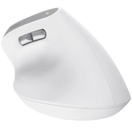 Trust Ratón Ergonómico Inalámbrico Bayo II Recargable Blanco 25398 Hasta 2400 DPI