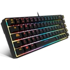 Krom NXKROMKALISTASP Teclado Gaming Kalista de Membrana, Diseño 62% Mini, RGB Rainbow, N-19 Anti-ghosting, 68 Teclas, Modo Juego, USB Krom NXKROMKALISTASP Teclado Gaming Kalista de Membrana, Diseño 62% Mini, RGB Rainbow, N-19 Anti-ghosting, 68 Teclas, Modo Juego, USB
