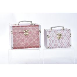Caja Sixties DKD Home Decor Naranja Blanco 18 x 19 x 24 cm Set de 2 Precio: 19.36242. SKU: S3032127