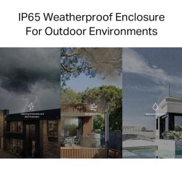 TP-Link AX3000 Outdoor/Indoor Mesh Wi-Fi 6 Unit IP65, Tecnología WiFi 6 Doble Banda para Exteriores y Interiores