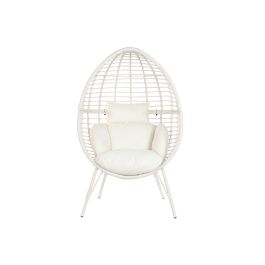 Sillon Terraza Y Jardin DKD Home Decor Blanco 65 x 151 x 90 cm