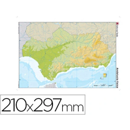 Teide Mapa Mudo Color Din A4 Andalucia Físico 210x297 mm Precio: 7.49999952. SKU: B1ABQY8SPM