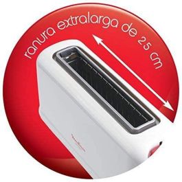Moulinex Tostador Boca Ancha 25 cm 1000W - Tostador de Pan con Abertura Extra Ancha, 1000 Vatios