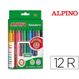 Rotulador Alpino Standard Caja De 12 Colores Surtidos