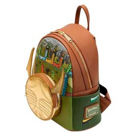 Loungefly Mochila Harry Potter Snitch Dorada 20.62x27.5x10cm