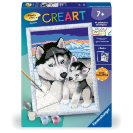 Ravensburger 25829 Kit de Pintura por Números Besos de Husky 18 x 24 cm, a partir de 7 años Precio: 28.49999999. SKU: B19W45VQW4