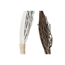 DKD Home Decor Rama Balines 11 x 204 x 13 cm (6 Unidades) Blanco Natural Bambú Seagrass