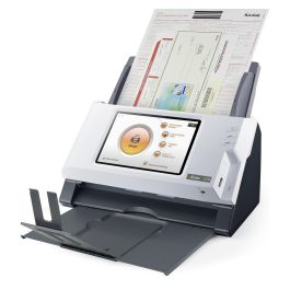 Plustek Escaner A350 Essential, 600x600 DPI, Escaner a Color, Escaneo Dúplex, Negro/Blanco, Pantalla LED 7"