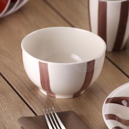 Bol Ligia Marron Versa 14X8CM (6 Unidades) Bol Ligia Marron Versa 14X8CM (6 Unidades)