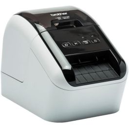 Brother Impresora Térmica De Etiquetas Ql800 - Tecnología Térmica Directa, Impresión Negro y Rojo, Hasta 93 Etiquetas/Min