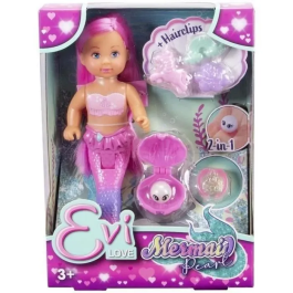Simba Evi Love Muñeca Sirena y su Perla SMO105733699 Muñeca de moda