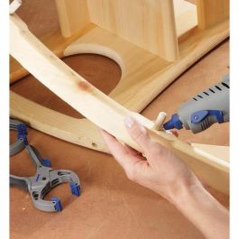 Dremel 910 Pistola de Pegamento Caliente 165°C con Punta Antigoteo Precisión para Bricolaje Cerámica, Madera, Plásticos, Vidrio