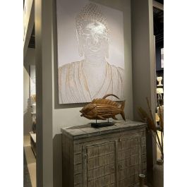 Cuadro Óleo Romimex Lienzo Buda 120 x 160 x 4 cm Cuadro Óleo Romimex Lienzo Buda 120 x 160 x 4 cm
