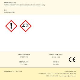 Sika Mortero impermeabilizante Sikaminipack gris 5 kg