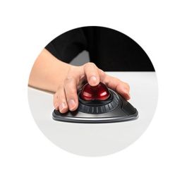 Raton Kensington Orbit Optico Trackball Inalambrico Con Anillo Desplazamiento Color Blanco