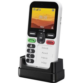 Doro X10 Teléfono para personas mayores 4G con pantalla de 2.4", Bluetooth, USB-C, SIM única, Negro/Blanco