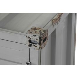 Botellero Vintage DKD Home Decor Gris 41 x 64 x 77 cm Botellero Vintage DKD Home Decor Gris 41 x 64 x 77 cm