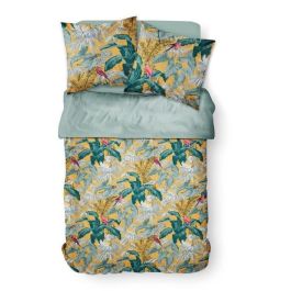 Today 115519 Juego de Cama Sunshine Algodón Estampado Amarillo 57 Hilos 2 Personas 260x240cm con 2 Fundas de Almohada Today 115519 Juego de Cama Sunshine Algodón Estampado Amarillo 57 Hilos 2 Personas 260x240cm con 2 Fundas de Almohada