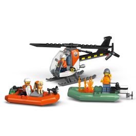 LEGO City Barco y Helicóptero de Guardacostas 60504, Juguete de Construcción con 742 Piezas para Niños +7 Años