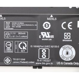 Lenovo Rechargeable 3-cell battery for Lenovo notebooks, 11.1V voltage, 4050mAh capacity, 45Wh power. Lenovo Rechargeable 3-cell battery for Lenovo notebooks, 11.1V voltage, 4050mAh capacity, 45Wh power.