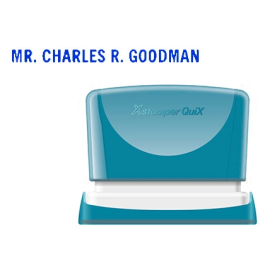 X'stamper Sello Quix Personalizable Color Azul Medidas 4x60 mm Q-05 Precio: 6.50000021. SKU: B1JJWAQTLR