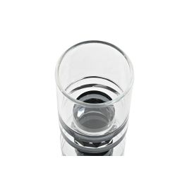 Portavela Moderno DKD Home Decor Negro 6 x 16 x 6 cm Portavela Moderno DKD Home Decor Negro 6 x 16 x 6 cm