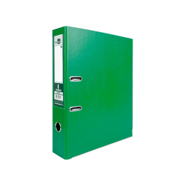 Liderpapel Archivador Folio 2 Anillas Mecanismo de Palanca 75mm Verde