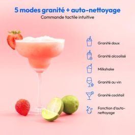 Medion MD12090 Máquina de Bebidas Heladas y Granizadas, 2.6 L, 5 Programas, 200 W