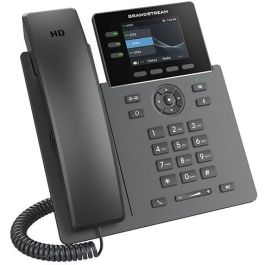 Grandstream GRP2611G Teléfono IP Carrier-Grade Gigabit con 3 Líneas, Pantalla 2.8", PoE, Soporte Montaje Pared