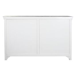 Aparador DKD Home Decor 165 x 45,7 x 105,4 cm Cristal Gris Blanco Marrón oscuro Madera de mango