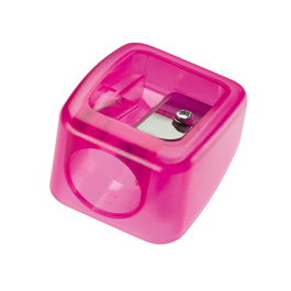 Mor Sacapuntas de Plástico para Ceras Gruesas de 16mm, Uso Único, Colores Surtidos