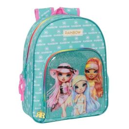 Mochila Escolar Rainbow High Paradise Turquesa 28 x 34 x 10 cm