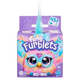 HASBRO Mini Furby Ree-Mix Furblet Juguete Electrónico Musical K-pop +45 Melodías Llavero Edad +6 años