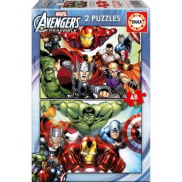 Educa Puzzle 2x48 Piezas Avengers | Rompecabezas Infantil para Niños y Niñas de 3 a 6 Años Precio: 8.39256. SKU: S2403629
