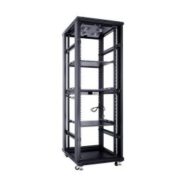 MicroConnect Armario Rack 19" 37U Ancho 800mm Fondo 1000mm Negro RAL 9004