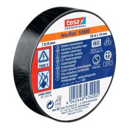 Tesa Cinta Aislante Eléctrica Professional 20M X 19 mm Negro, flex 53988, PVC blando, alta adherencia Precio: 1.88999943. SKU: S7908183