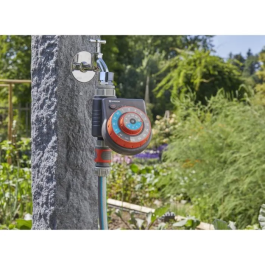 Gardena Easy Plus Programador de Riego Analógico Automático con 60 Programas y Protección Anti UV