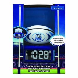 Lexibook Despertador digital LEX1695205329936 con luz nocturna 3D y efectos de sonido de pelota de rugby Precio: 50.88999971. SKU: B17K2YGB72