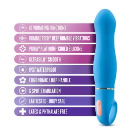 Vibrador Blush Aria Azul Vibrador Blush Aria Azul
