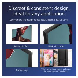 Sony FW-85BZ40L Pantalla de señalización digital 85" LCD 4K Ultra HD Wifi Android 24/7