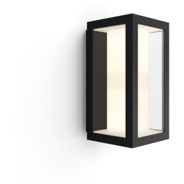 Philips Hue White&Col. Amb. Impress Wandleuchte schmal, Luz Inteligente para Exterior, Negro