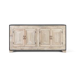 Giner y Colomer Aparador de Madera de Mango con 4 Puertas Talla 2 195 cm Precio: 1778.6879. SKU: B17PQT4BN4
